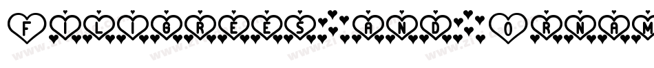 Filigrees and Ornaments ST字体转换